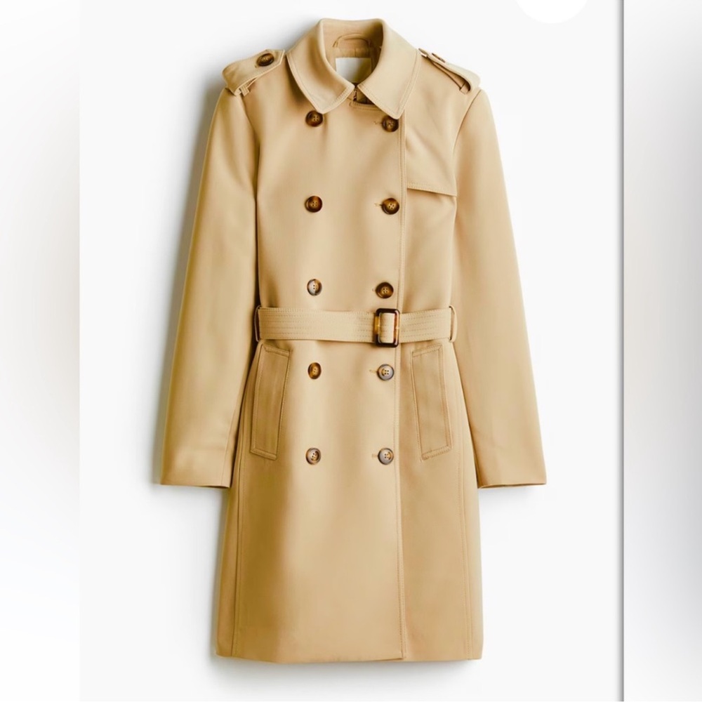 H&M Beige Women's Trench Coat - Picture 2 of 15